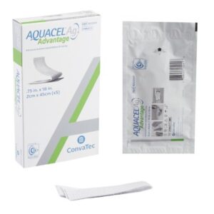 Silver Hydrofiber Dressing Aquacel Ag Advantage 3/4 X 18 Inch Ribbon Sterile