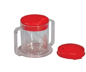 Drinking Mug 10 oz. Clear Plastic Reusable