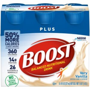 Oral Supplement Boost Plus Very Vanilla Flavor Liquid 8 oz. Bottle Retail