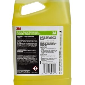 Floor Cleaner 3M Liquid Concentrate 1/2 Gallon Jug Fresh Scent Manual Pour