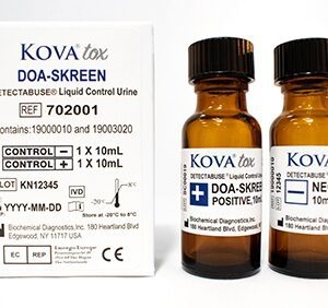 Drugs of Abuse Control Set Detectabuse DOA-Skreen 17-Drug Panel Positive Level / Negative Level 2 X 10 mL