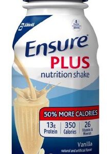 Oral Supplement Ensure Plus Nutrition Shake Vanilla Flavor Liquid 8 oz. Bottle