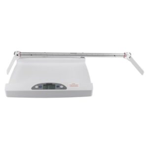 Pediatric Scale with Height Rod Health O Meter LCD Display 44 lbs. / 20 kg Capacity White Battery Operated