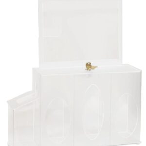 Hygiene Dispensing Station Wall / Counter Mount Clear 4-5/8 X 18-1/2 Inch Acrylic