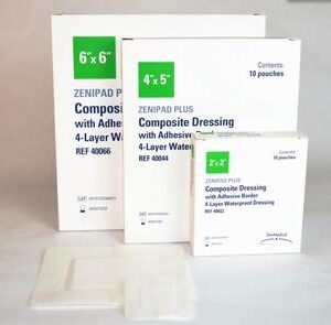 Composite Dressing Zenipad Plus 2 X 2 Inch Square Sterile Waterproof Film Backing