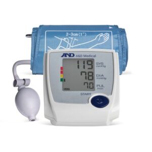 Home Semi Automatic Digital Blood Pressure Monitor LifeSource Large Cuff Nylon Cuff 36 – 45 cm Desk Model