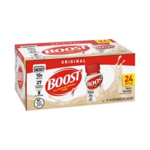 Oral Supplement Boost Original Very Vanilla Flavor Liquid 8 oz. Bottle