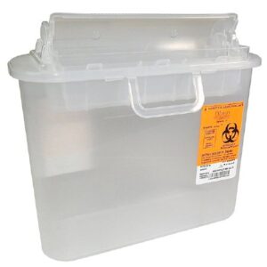 Sharps Container Sharps-Tainer Translucent Base 10-1/2 X 3-1/2 X 10-1/2 Inch Horizontal Entry 1.35 Gallon