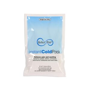 Instant Cold Pack Relief Pak General Purpose Standard 6 X 9 Inch Plastic / Ammonium Nitrate / Water Disposable
