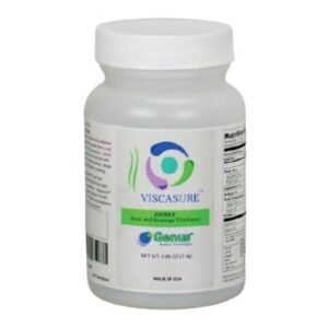 Food and Beverage Thickener Viscasure 2.4 Gram Bottle Berry Flavor Powder IDDSI Level 3 Moderately Thick/Liquidized