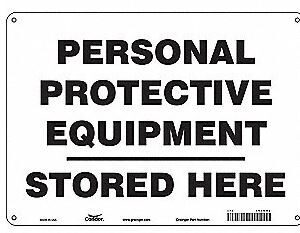 Wall Sign Directory Sign CONDOR Personal Protective Equipment Stored Heer