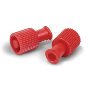 Syringe Tip Cap TrueCare Red, Sterile, Male/Female Luer