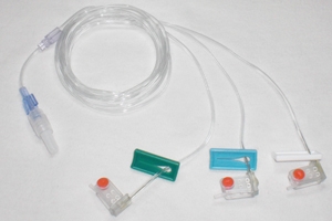 Subcutaneous Infusion Set Alimed Multi-Lumen 27 Gauge X 3 9 mm 36 Inch Tubing Without Port