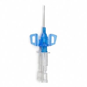 Closed IV Catheter Introcan Safety 3 16 Gauge 1-3/10 Inch Polyurethane Winged Hub Blood Control Passive Safety