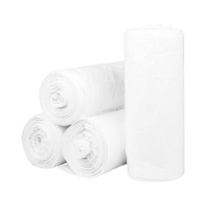 Trash Bag McKesson 45 gal. White LLDPE 0.80 mil 40 X 46 Inch Star Seal Bottom Coreless Roll