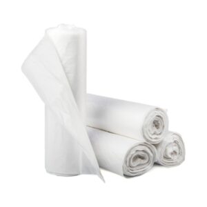 Trash Bag McKesson 56 gal. Clear HDPE 17 Mic. 43 X 48 Inch Star Seal Bottom Coreless Roll