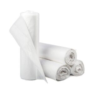 Trash Bag McKesson 45 gal. Clear HDPE 17 Mic. 40 X 48 Inch Star Seal Bottom Coreless Roll