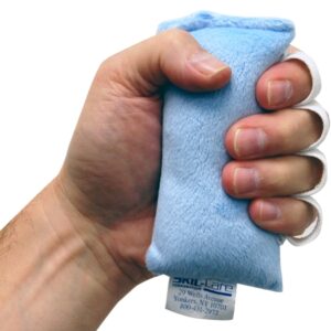Finger Contracture Cushion Skil-Care Adult One Size Fits Most Right Hand Blue