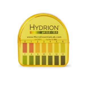 pH Paper in Dispenser Hydrion Insta-Chek 0 to 13.0