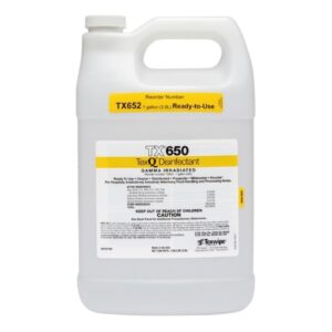 Surface Disinfectant Cleaner TexQ Quaternary Based Manual Pour Liquid 1 gal. Jug Unscented Sterile