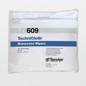 Cleanroom Wipe TechniCloth ISO Class 5 – 8 300 Count Bag 9 X 9 Inch NonSterile Disposable