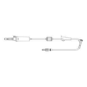 Primary IV Administration Set MedStream Gravity 1 Port 20 Drops / mL Drip Rate 0.2 Micron Filter 108 Inch Tubing Solution Without Flow Regulator