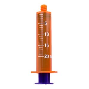 Oral Medication Syringe Vesco 20 mL Enfit Tip Without Safety