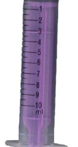 Enteral / Oral Syringe Nutrisafe 2 C-Gon 10 mL Center Locking Tip Without Safety