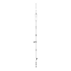 IV Pump Set Volumat MC Agilia Pump 1 Port 20 Drops / mL Drip Rate Without Filter 112 Inch Tubing Solution