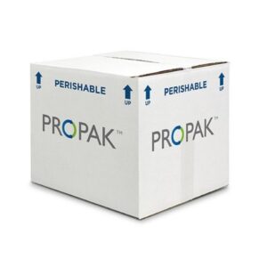 Molded Cooler with Box Propak 6 X 8 X 9 Inch For Mid-range Durations of 24 to 96 hours