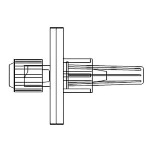 Syringe Disc Filter McKesson 0.2 Micron, Sterile, Male / Female Luer-Lock PES