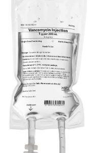 Vancomycin / Water 1 Gram Intravenous Injection 200 mL