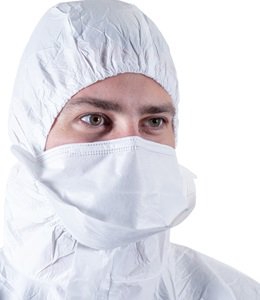 Cleanroom Procedure Mask BioClean Not Rated Earloops One Size Fits Most