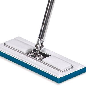 Cleanroom Wet Mop Pad Contec Klean Max Sealed Edge Large White Microfiber / Polyester Disposable