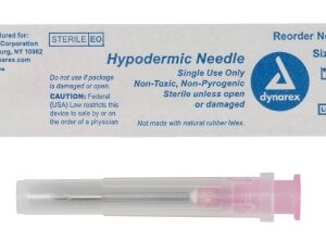 Hypodermic Needle 1 Inch Length 18 Gauge Regular Wall Without Safety