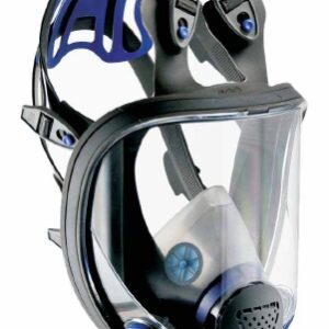 3M Ultimate FX FF-400 Series Reusable Respirator Industrial Full Face 6 Point Adjustable Head Strap Large Black
