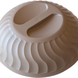 Insulated Dome Dinex Latte Single Use Urethane Foam 10 Inch Diameter
