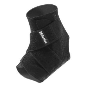 Ankle Support Mueller Sport Care One Size Fits Most Hook and Loop Strap Closure Male 4-1/2 to 13 / Female 6 to 14-1/2 Foot