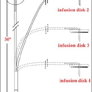 Sub-Q Infusion Set ClearView MS Without Needle 20 Inch Tubing Without Port