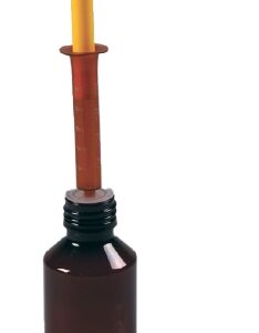 SealSafe Press-In Bottle Adapter 28 mm, NonSterile For Converting Standard 28 mm Liquid Medication Prescription Bottle into Filling Device and Helps Prevent Evaporation, Spills, Contamination