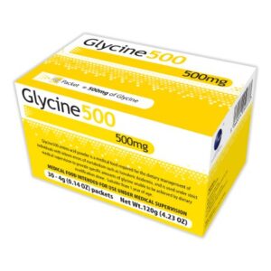 Oral Supplement Glycene500 Unflavored Powder 4 Gram Individual Packet