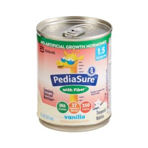 Pediatric Oral Supplement PediaSure 1.5 Cal with Fiber Vanilla Flavor 8 oz. Can Liquid Fiber