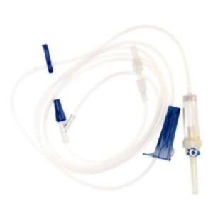 IV Pump Set TrueCare Pump 1 Port 10 Drops / mL Drip Rate Without Filter 102 Inch Tubing Solution
