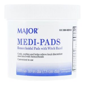 Hemorrhoid Relief Medi-Pads Pad 100 per Box