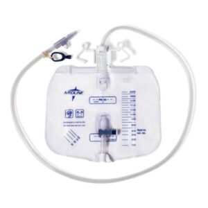 Urinary Drain Bag Medline Anti-Reflux Valve OR Sterile 2,000 mL Vinyl