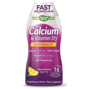 Joint Health Supplement Calcium / Vitamin D3 1,000 IU Strength Liquid 16 oz.