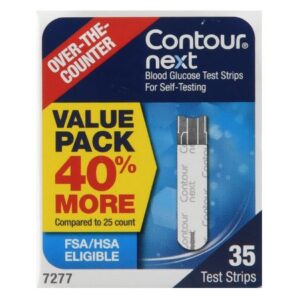 Blood Glucose Test Strips Contour Next 35 Strips per Pack