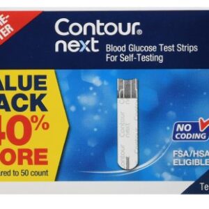Blood Glucose Test Strips Ascensia Contour 70 Strips per Pack