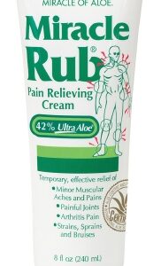 Topical Pain Relief Miracle Rub Cream 8 oz.