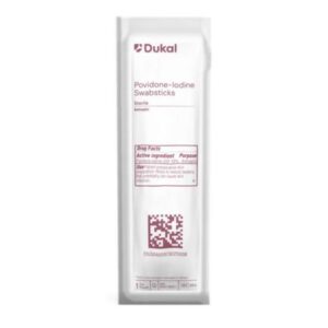Impregnated Swabstick Dukal 10% Strength Povidone-Iodine Individual Packet Sterile